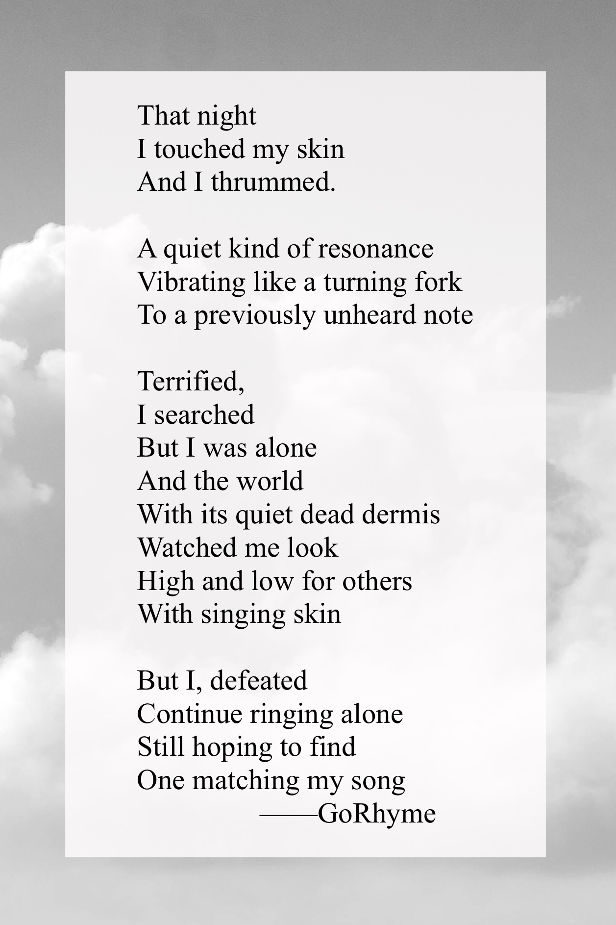 Poetry by Kelly Gray